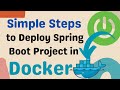 How to run Spring Boot application in Docker | Spring Boot Docker| ​⁠@javacodeex