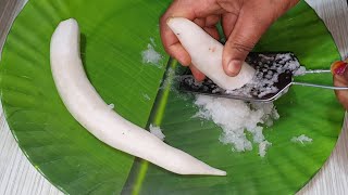 ಐದು ನಿಮಿಷಗಳಲ್ಲಿ ಮಾಡಿ ಈ ಗರಿ ಗರಿ ಸ್ನಾಕ್ಸ್ | instant evening snacks | grated radish snacks recipe