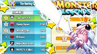 I Purchased Bounty Hunt Exclusive At This Rank In Monster Legends... | FIRST Place In The Team Event