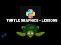 Python Turtle graphics Tutorial - LESSON 5 - (stamp, clearstamp, clearstamps, color, undo)