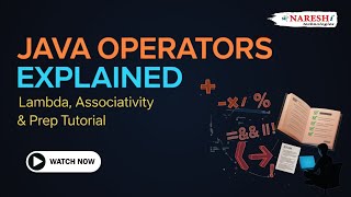 Java Programming Operators Full Course | Lambda Operator, Associativity & Exam Prep Tutorial