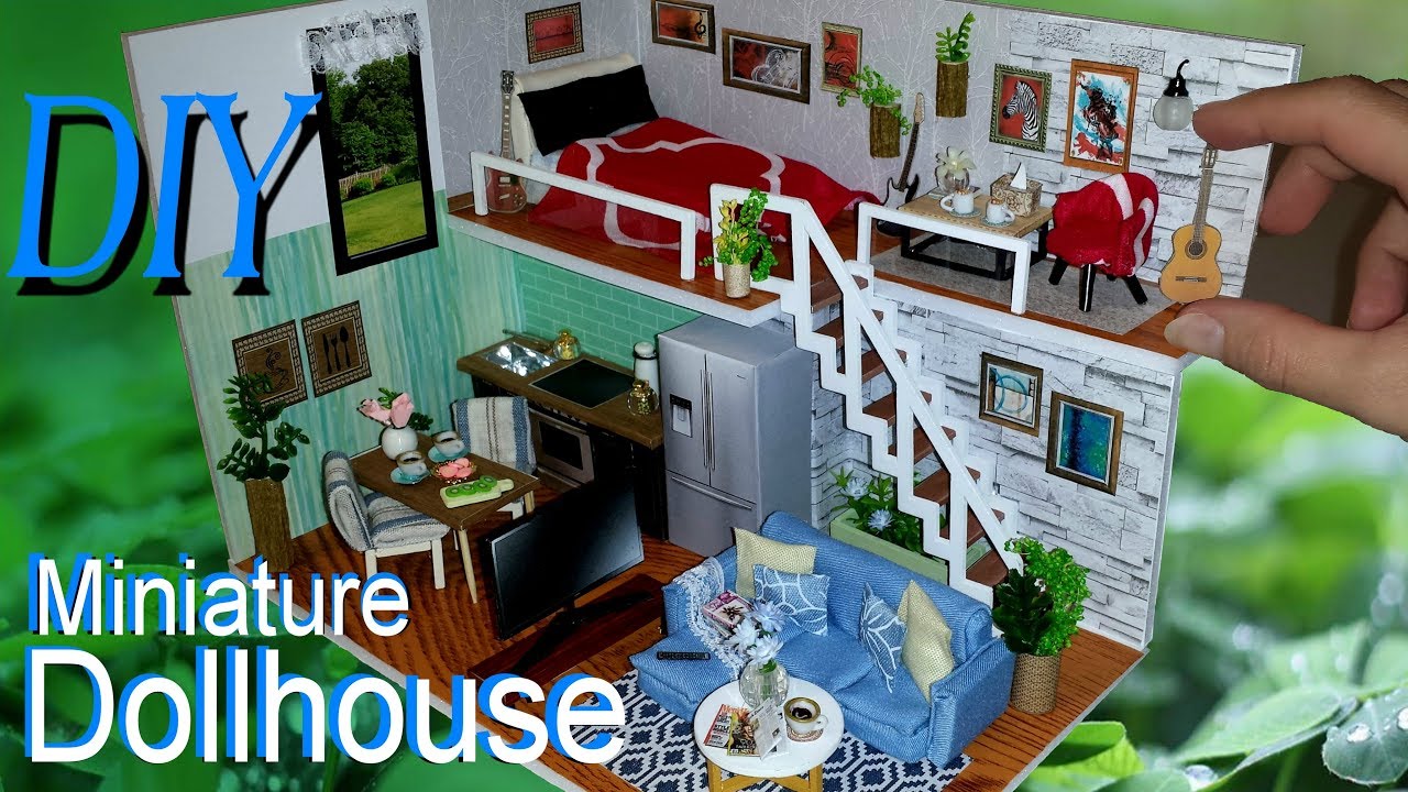 Diy Miniature Dollhouse Youtube
