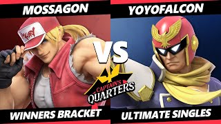 Captain's Quarters 4 Winners Bracket - Mossagon (Terry) Vs. YoyoFalcon (Captain Falcon) SSBU Singles