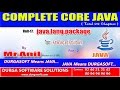 Core Java -java.lang.package- AutoBoxing and AutoUnboxing Part - 2