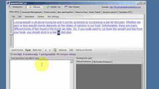 SpinnerChief Tutorial - Basic Article Spinning 2