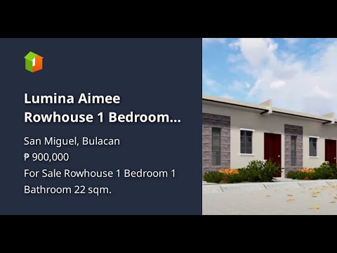 Lumina Aimee Rowhouse 1 Bedroom Unit Youtube