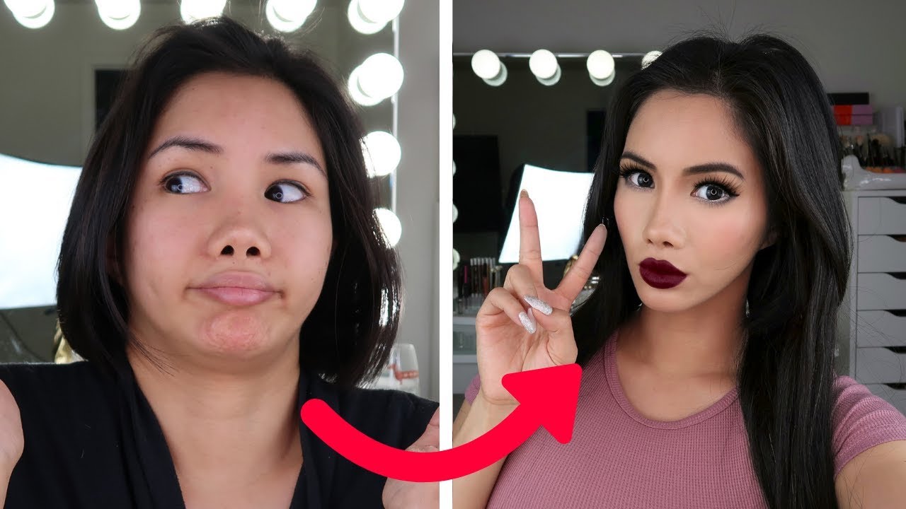 Asian Eye Makeup Transformation