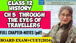 Through the eyes of travellers class 12 |Through the eyes of travellers class12 history