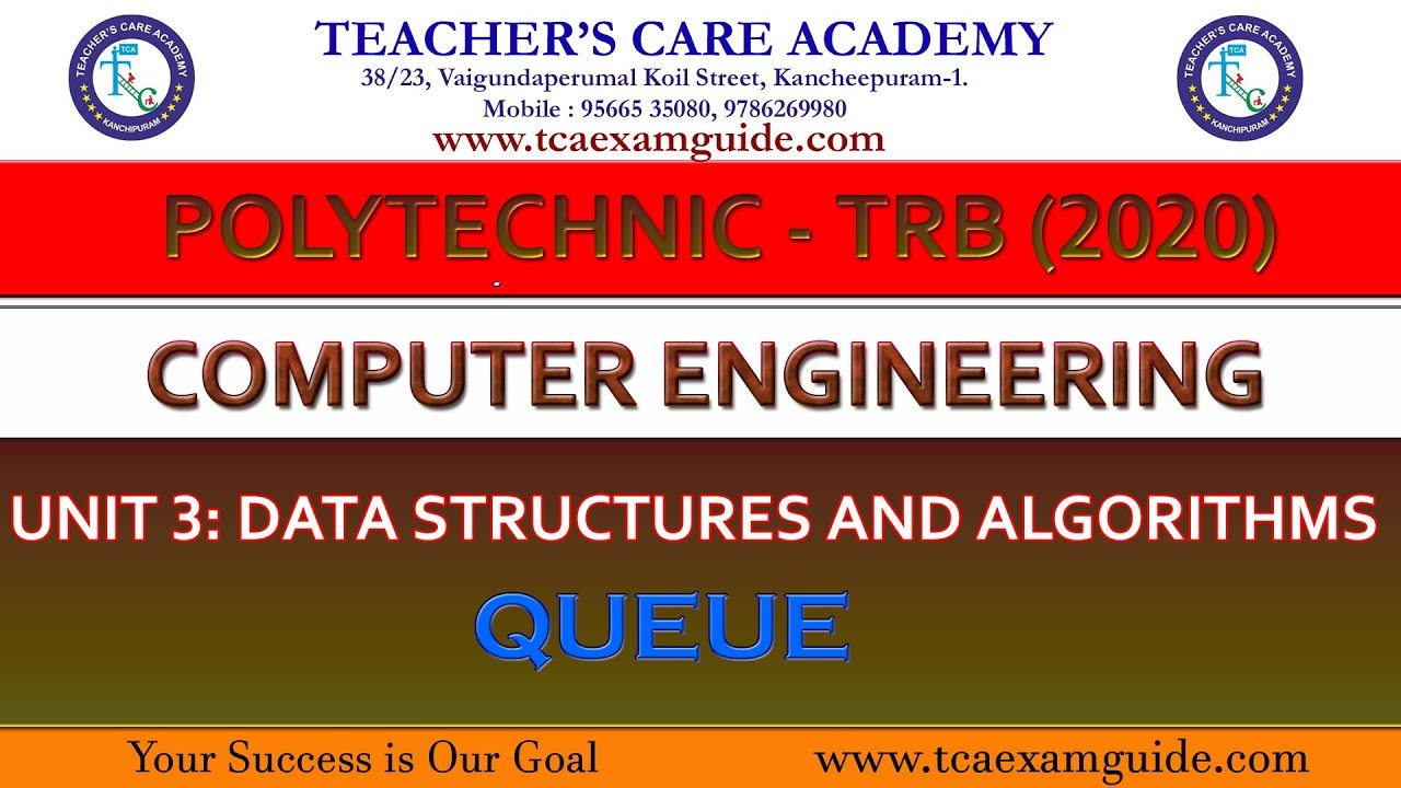 Polytechnic Trb 2020 Cse Unit 3 Data Structures And Algorithms