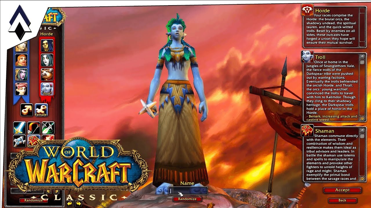 World Of Warcraft Classic Starting Fresh - YouTube