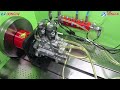 Test HP7 Pump Test on CR819 Common Rail Test Bench, Bending And Coupler with Oil Lubrication