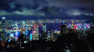 【Victoria peak night view /The peak】香港太平山頂夜景