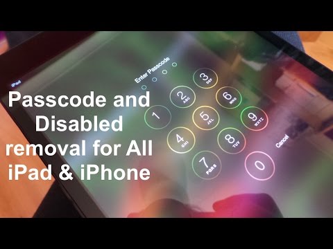 How to remove Disabled & reset Passcode locked iPad & iPhone How to remove Disabled & reset Passcode locked iPad & iPhone