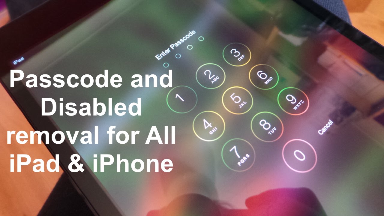 How to unlock iphone 4 disabled screen