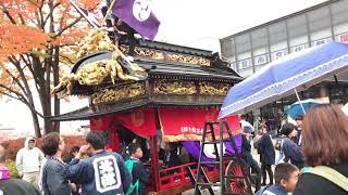 2018.10.27 本宮秋祭り 三部合同運行⑤ サンライズもとみやにて停車