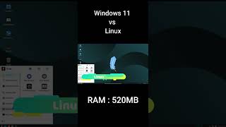 RAM Usage on Windows compared to Linux