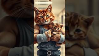 Cat saved baby #cat #ultraman #kucing #ai #kitten #trending #cartoon #shorts #shortvideo #1million