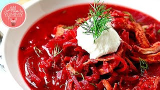 How to make Borscht | Beet Soup Recipe | Борщ, Как приготовить борщ