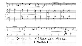 Alan Bullard: Sonatina for Oboe and Piano (scrolling score)