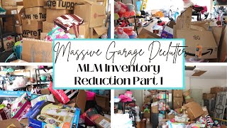 Massive Garage Cleanout | MLM Home Business Cleanout | Garage Takeback | Massive Inventory Reduction