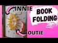 Book Folding Technique - How to do two types of folds in the same book