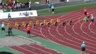 H24千葉全中　男子100m決勝