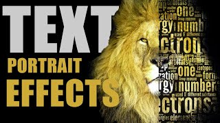 Create Text Portrait Image Blend Effect using CSS