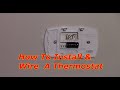 How To Replace A Thermostat- Honeywell