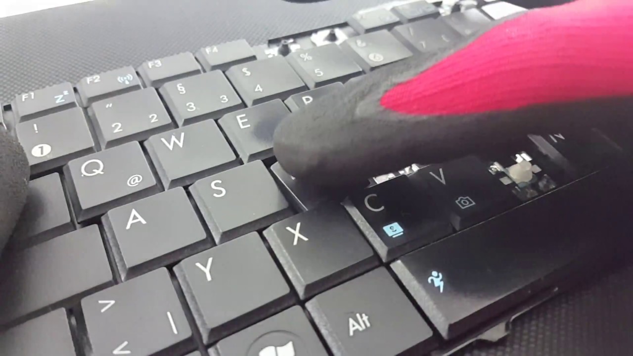 Cómo Quitar Y Reemplazar Una Tecla En El Teclado Del Portátil Asus ...