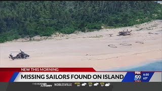 3 missing sailors found on island