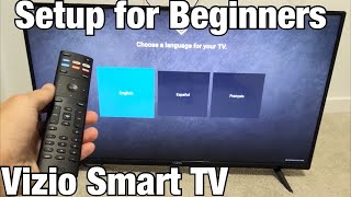 Vizio Smart TV: How to Setup for Beginners (step by step)