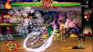 御庭番式でサムスピ Samurai Shodown Shiki play 20191220 vs Hanzo (色 対 服部半蔵) ※DLC衣装