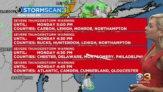 Philadelphia Weather: Severe Thunderstorm Warnings