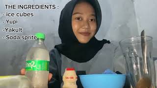 How to make yakult sprite yupi ice