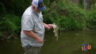 SNEAKING IN and Bass Fishing a SECRET SPOT