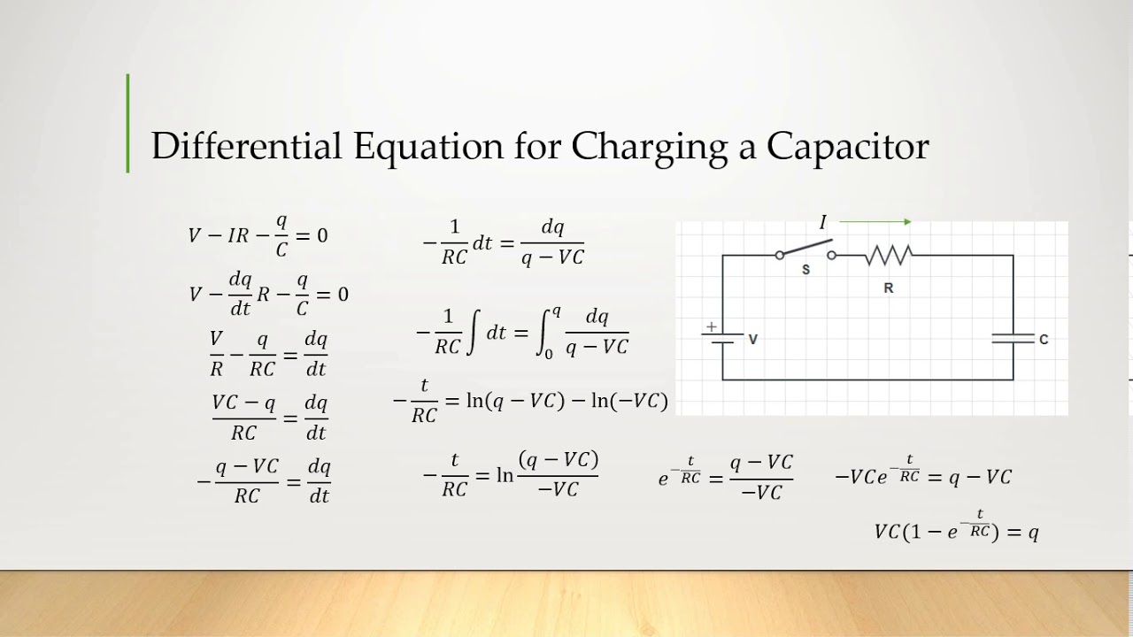 Equations For Rc Circuits