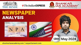 Newspaper Analysis | The Hindu | Editorial Analysis | May 18, 2024 | UPSC | Shankar IAS Academy