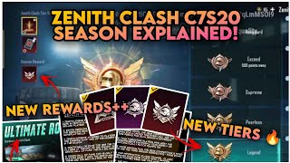 🔥 Zenith Clash Season C7S20 in PUBG MOBILE/BGMI 3.4 Update: All New Features, Titles, and Rewards! 🌟