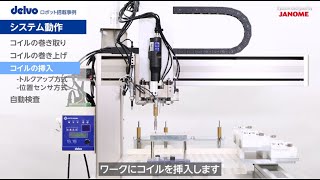 【日東工器】タングレスインサート挿入の自動化！DLV04C/DLV10C×JANOME