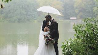 "Rain, Love, New York" / Sybil & Devin's Wedding Ceremony at Bethesda Fountain Terrace