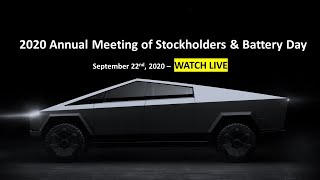 Tesla Battery Day Full w/chapters + 2020 Annual Meeting 4K