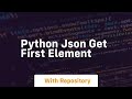 python json get first element