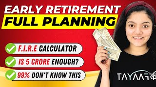How Much Money Do You Need To Retire Early In India? || Financial Independence Retire Early (FIRE)