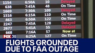 Ground stop: US flights delayed due to FAA computer glitch
