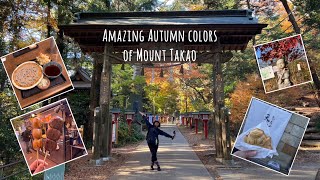 Experience Mount Takao's amazing autumn colors and local food #mounttakao #foodtripvlog #hikingjapan