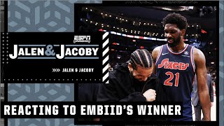 Joel Embiid’s game-winner encompasses his season 🔥 - Jalen Rose | Jalen & Jacoby