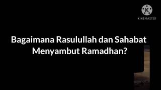 Bagaimana Rasulullah dan sahabat menyambut Ramadhan by Ust. Oemar Mita, Lc - Part 1 [JR#2]