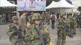 自衛隊が日本人避難を訓練　タイの多国間演習で(16/02/17)