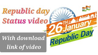 Republic day status 2021 | 26 january whatsapp status video | tk creation