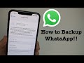 iPhone WhatsApp Backup - All Issues Fixed!!